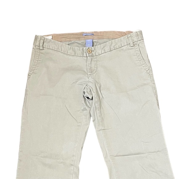 Gap Maternity Ankle Stretch Pants Straight Leg Flap Pockets Women Size 1 - Picture 2 of 9